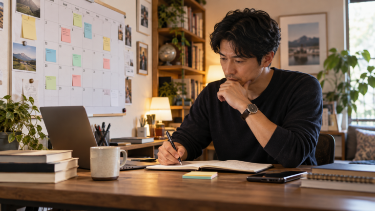 資格試験の準備を確認するトレーナー志望者